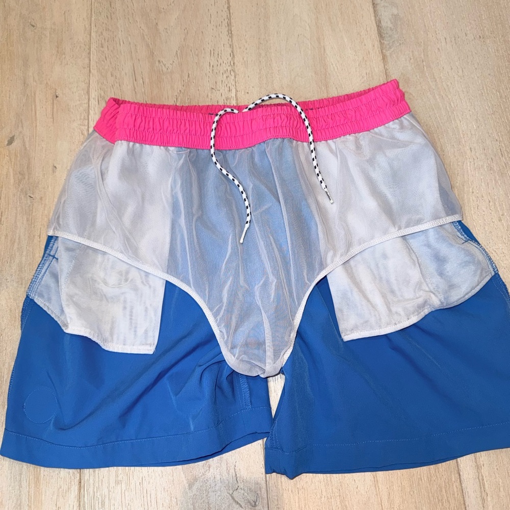 Chubbies Mens Classic 5.5” Mesh Brief-lined Stretch Swim Trunks The Sea Salts XL - Picture 14 of 14